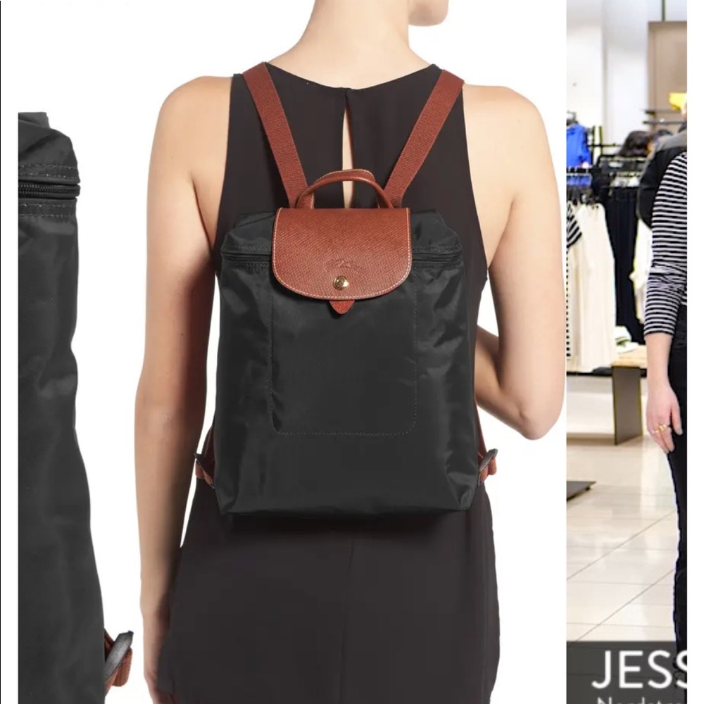Longchamp Le Pliage Backpack Black